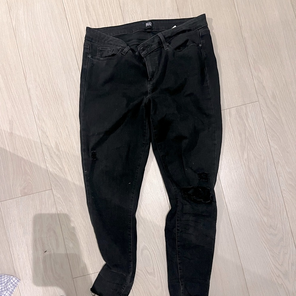 Paige Verdugo ankle jeans distressed size 32